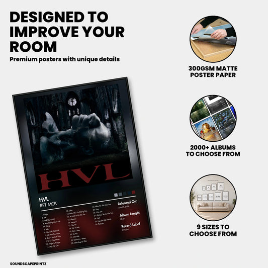 RPT MCK — HVL Album Poster — premium poster features