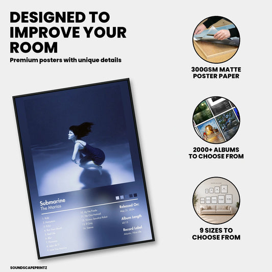The Marías — Submarine Album Poster — premium poster features