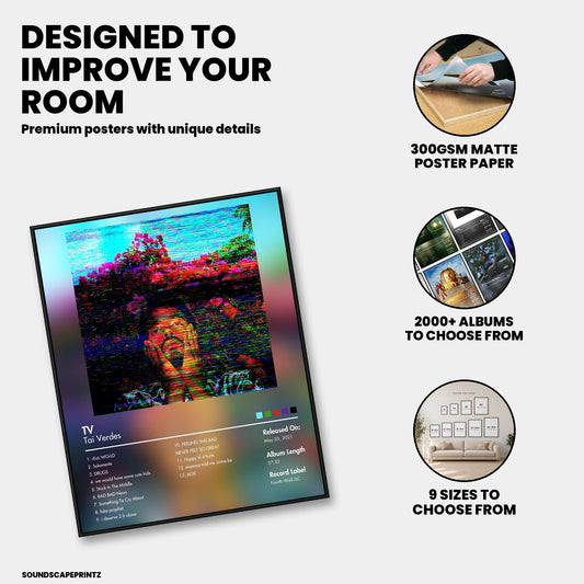 Tai Verdes — TV Album Poster — premium poster features