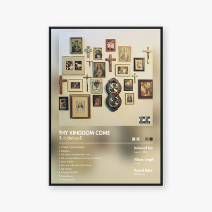 $uicideboy$ — Thy Kingdom Come Album Poster — Blur frame mockup