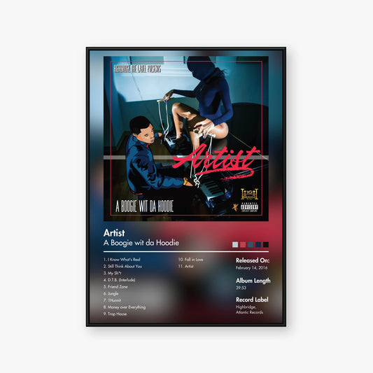 A Boogie Wit da Hoodie — Artist Album Poster — Blur frame mockup
