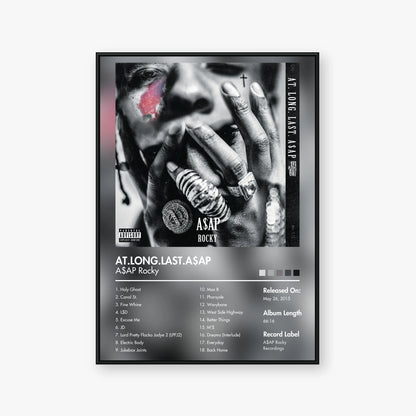 A$AP Rocky — AT.LONG.LAST.A$AP Album Poster — Blur frame mockup