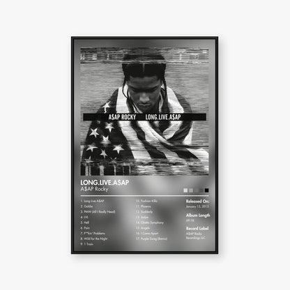A$AP Rocky — LONG.LIVE.A$AP Album Poster — Blur frame mockup
