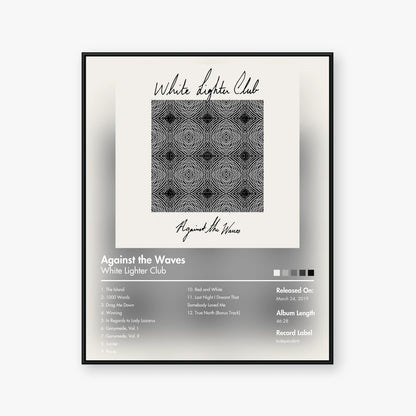 Alienare — Against the Waves Album Poster — Blur frame mockup