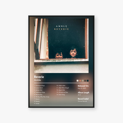 Amble — Reverie Album Poster — Blur frame mockup