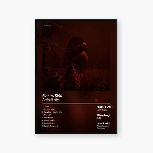 Amira Elfeky — Skin to Skin Album Poster — Blur frame mockup