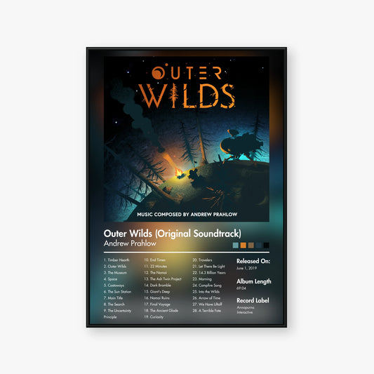 Andrew Prahlow — Outer Wilds (Original Soundtrack) Album Poster — Blur frame mockup
