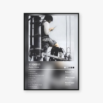 Asian Glow — 11100011 Album Poster — Blur frame mockup