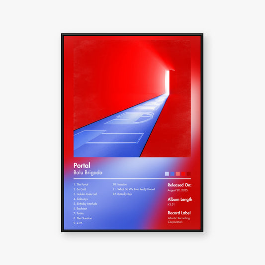 Balu Brigada — Portal Album Poster — Blur frame mockup