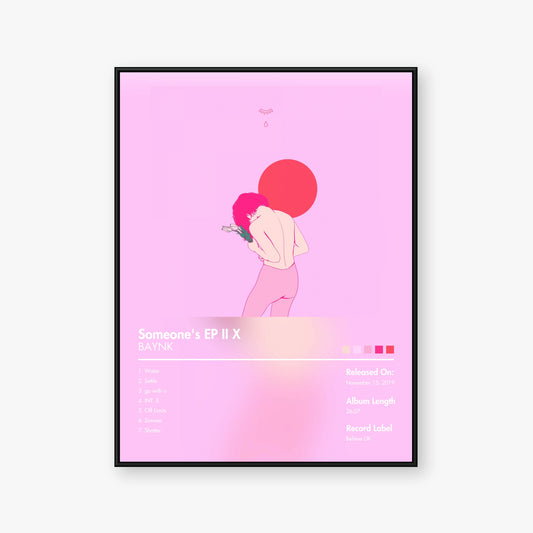 BAYNK — Someone's EP II X Album Poster — Blur frame mockup