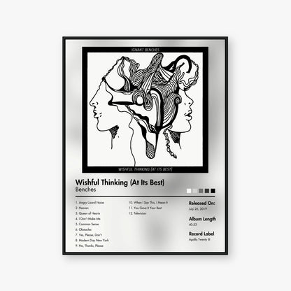 Benches — Wishful Thinking (At Its Best) Album Poster — Blur frame mockup