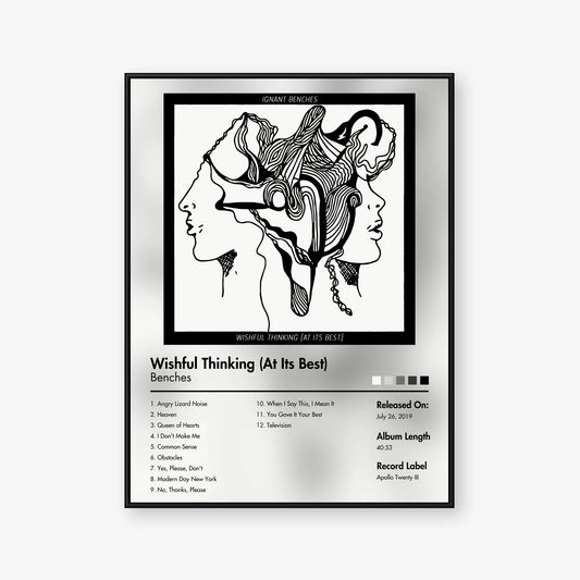 Benches — Wishful Thinking (At Its Best) Album Poster — Blur frame mockup