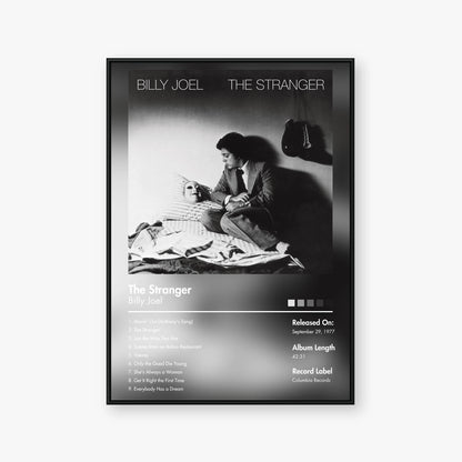 Billy Joel — The Stranger Album Poster — Blur frame mockup