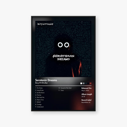 BoyWithUke — Serotonin Dreams Album Poster — Blur frame mockup