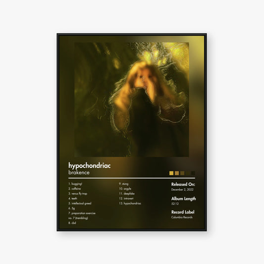brakence — hypochondriac Album Poster — Blur frame mockup