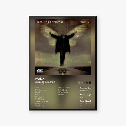 Breaking Benjamin — Phobia Album Poster — Blur frame mockup