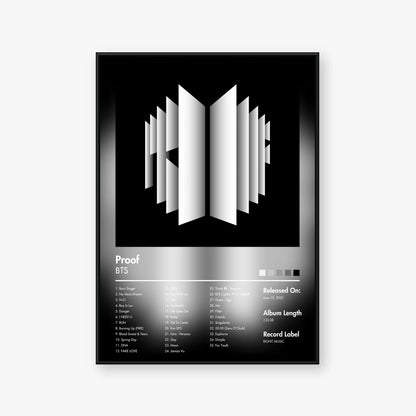 BTS — Proof Album Poster — Blur frame mockup