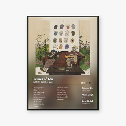 Buffalo Traffic Jam — Pictures of You Album Poster — Blur frame mockup