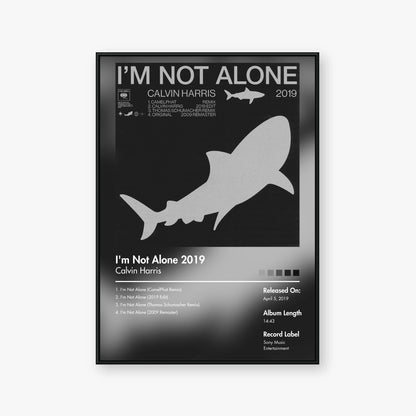 Calvin Harris — I'm Not Alone (2019) Album Poster — Blur frame mockup