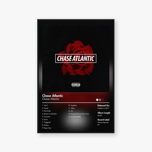 Chase Atlantic — Chase Atlantic Album Poster — Blur frame mockup