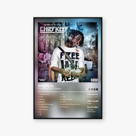 Chief Keef — Almighty So Album Poster — Blur frame mockup