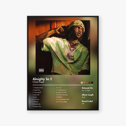 Chief Keef — Almighty So 2 Album Poster — Blur frame mockup