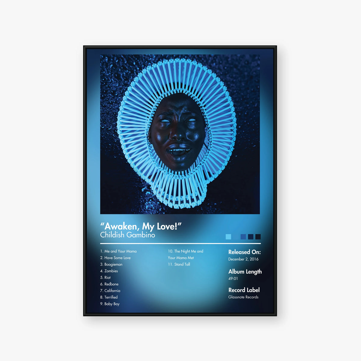 Childish Gambino — “Awaken, My Love!” Album Poster — Blur frame mockup