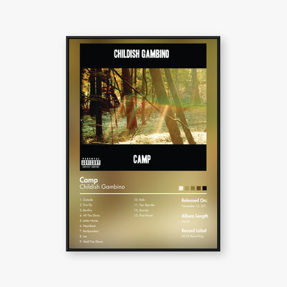 Childish Gambino — Camp Album Poster — Blur frame mockup