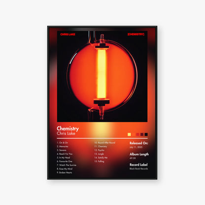 Chris Lake — Chemistry Album Poster — Blur frame mockup