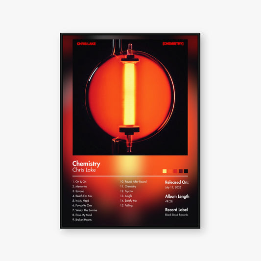 Chris Lake — Chemistry Album Poster — Blur frame mockup