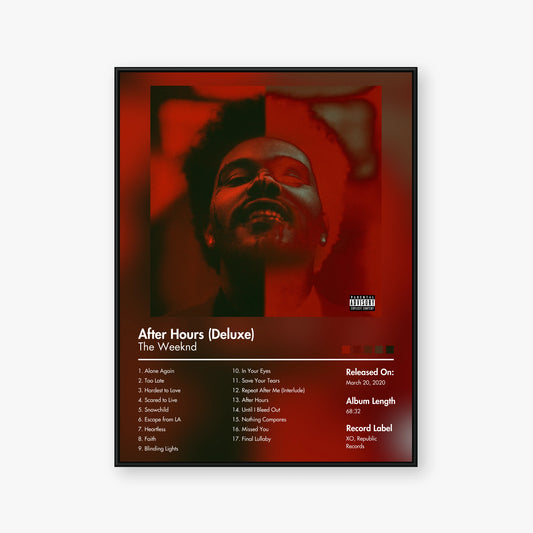 Christian Lee Hutson — After Hours (Deluxe) Album Poster — Blur frame mockup