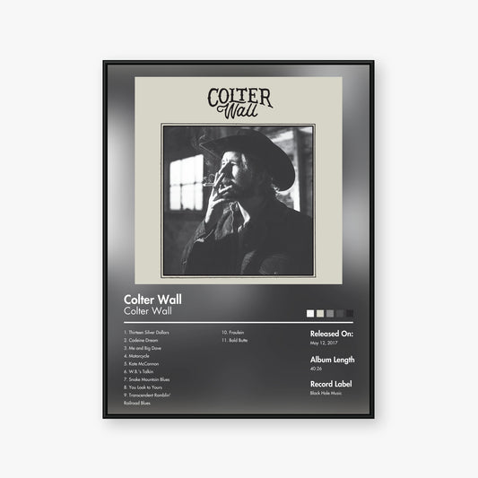 Colter Wall — Colter Wall Album Poster — Blur frame mockup