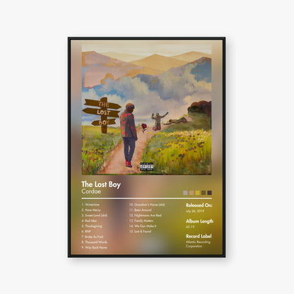 Cordae — The Lost Boy Album Poster — Blur frame mockup