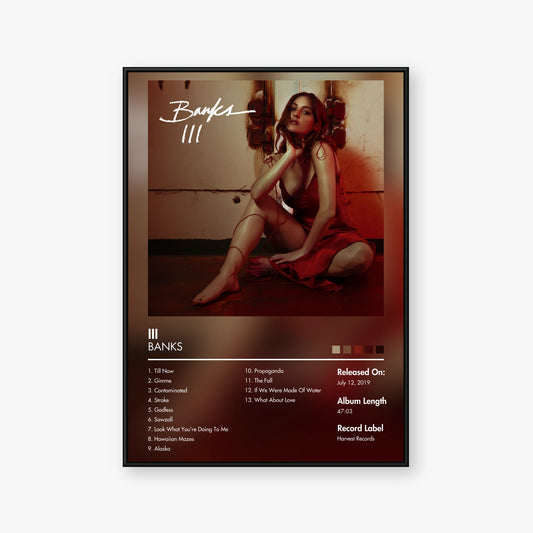 Crystal Castles — (III) Album Poster — Blur frame mockup