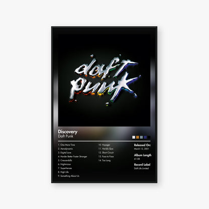 Daft Punk — Discovery Album Poster — Blur frame mockup