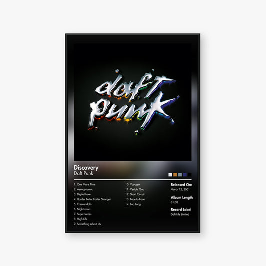Daft Punk — Discovery Album Poster — Blur frame mockup