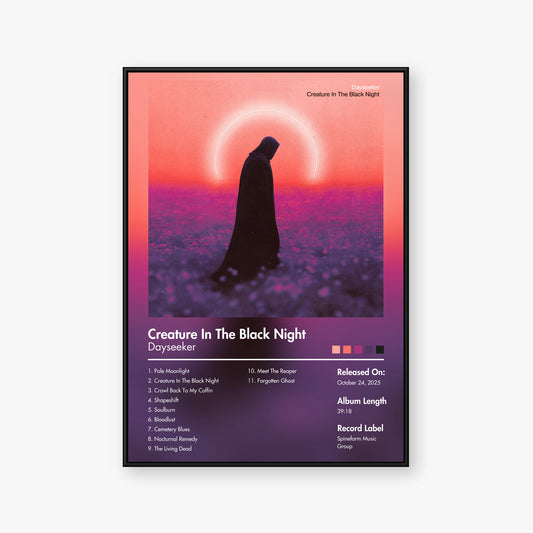Dayseeker — Creature in the Black Night Album Poster — Blur frame mockup