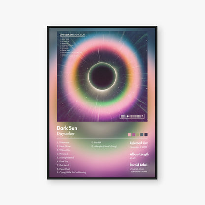 Dayseeker — Dark Sun Album Poster — Blur frame mockup