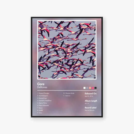 Deftones — Gore Album Poster — Blur frame mockup
