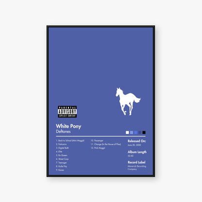Deftones — White Pony Album Poster — Blur frame mockup