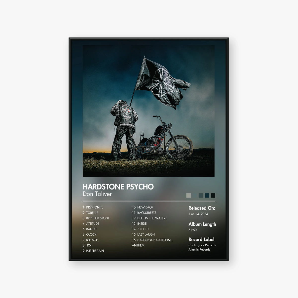 Don Toliver — HARDSTONE PSYCHO Album Poster — Blur frame mockup