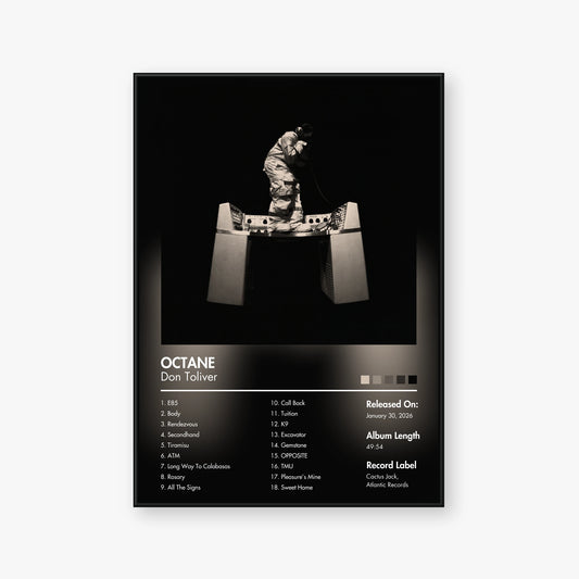 Don Toliver — OCTANE Album Poster — Blur frame mockup