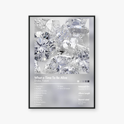 Drake & Future — What a Time to Be Alive Album Poster — Blur frame mockup