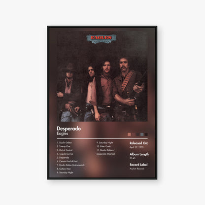 Eagles — Desperado Album Poster — Blur frame mockup