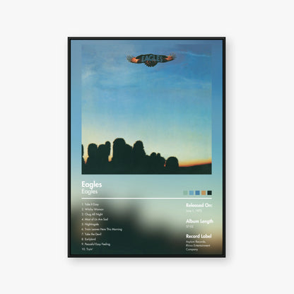 Eagles — Eagles Album Poster — Blur frame mockup