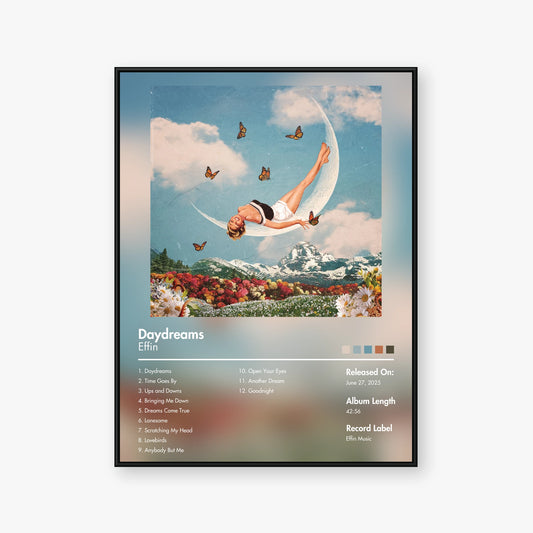 Effin — Daydreams Album Poster — Blur frame mockup