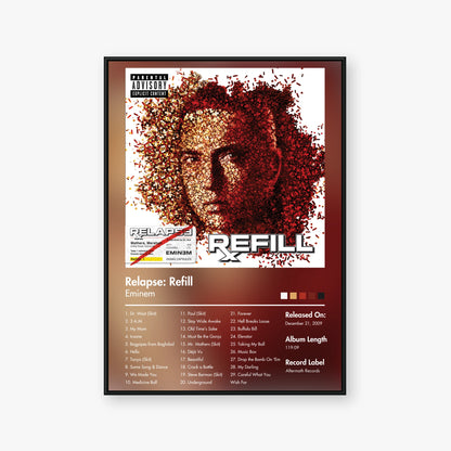 Eminem — Relapse Refill Album Poster — Blur frame mockup