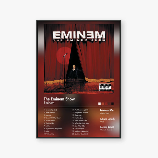 Eminem — The Eminem Show Album Poster — Blur frame mockup