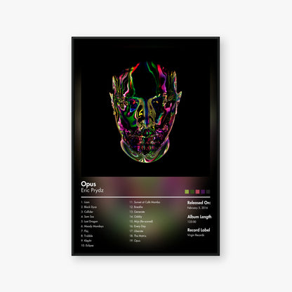 Eric Prydz — OPUS Album Poster — Blur frame mockup