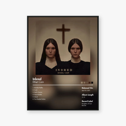 Ethel Cain — Inbred Album Poster — Blur frame mockup